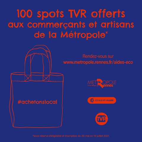 Soutien aux commerçants / artisans de Rennes Métropole - spot TVR